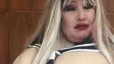 Sexy Sailor Showing Tits Giving Titjob