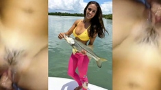 Fishing Girl - Gorgeous Brunette Gets Fucks By Crew