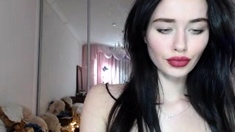 Hottest brunette solo webcam masturbation 2