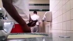 Str8 Bbc Play In Public Toilet