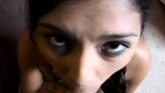 Nifty-looking Latin babe asks for tender mouth-fuck in great POV movie