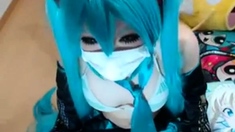 Miku Hatsune a chating and playing 130625