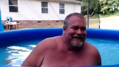 Naked Pool Dad